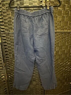 Women’s J. Crew Casual Elastic-Waist Navy Pants